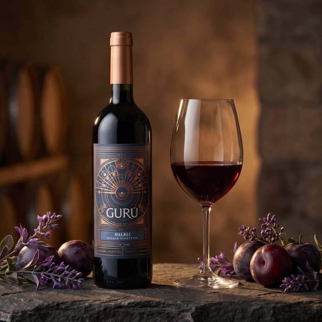 Gurú 100% Malbec en escena